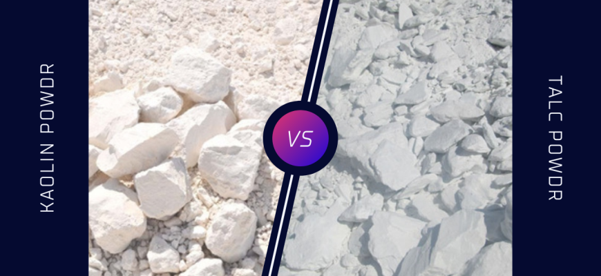 Kaolin vs. Talc Kaolin vs. Talc